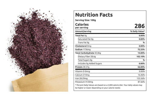 Atlantic Dulse Whole Leaf – 100% Organic Wildcrafted Dulse Leaf | Sourced from Maine (Bulk Options Available)