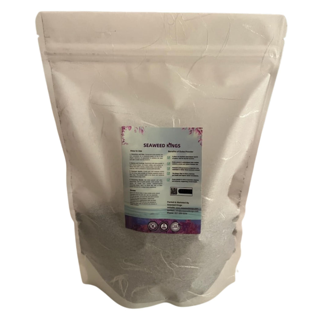 Atlantic Dulse Powder – 100% Pure Organic Dulse Powder | Wildcrafted Dulse Seaweed Powder from Maine