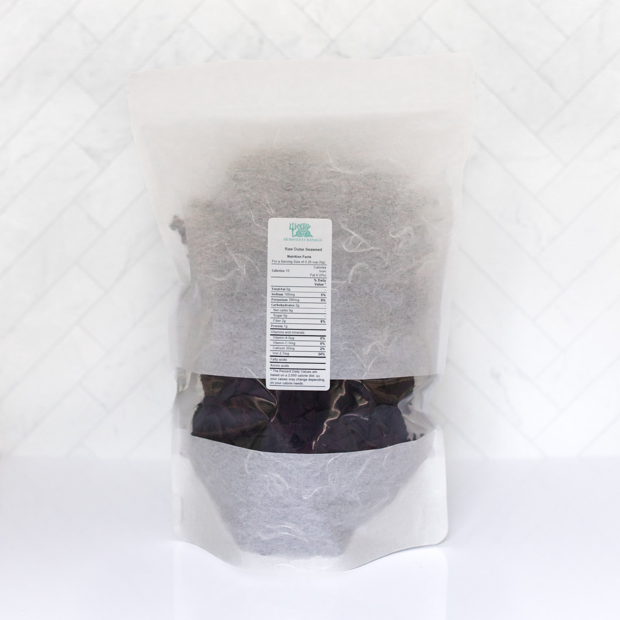 Atlantic Dulse Whole Leaf – 100% Organic Wildcrafted Dulse Leaf | Sourced from Maine (Bulk Options Available)