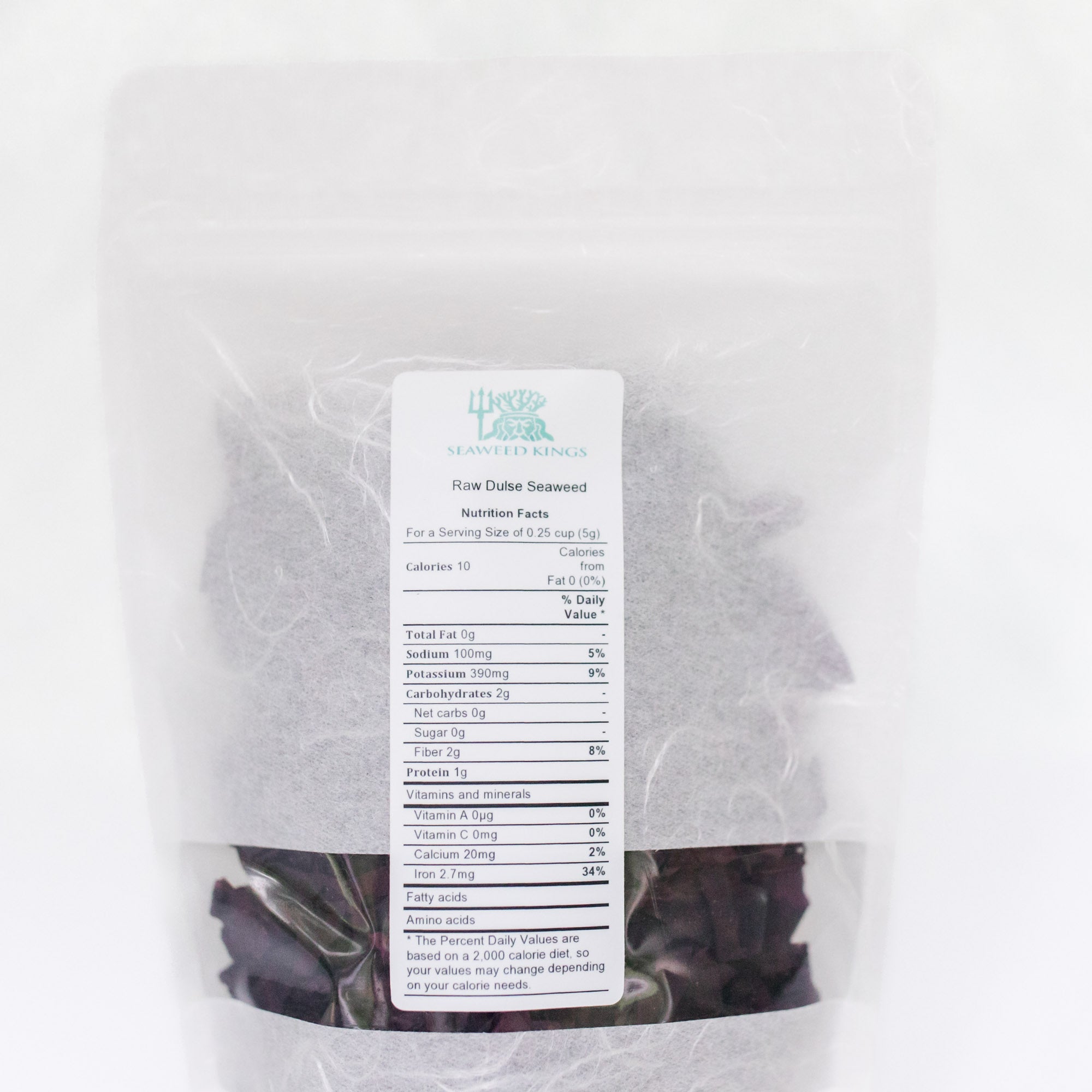 Atlantic Dulse Whole Leaf – 100% Organic Wildcrafted Dulse Leaf | Sourced from Maine (Bulk Options Available)