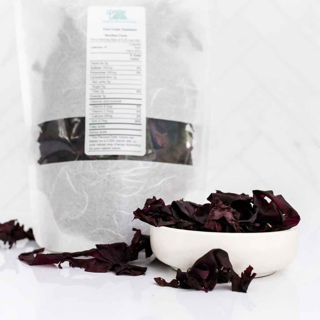 Atlantic Dulse Whole Leaf – 100% Organic Wildcrafted Dulse Leaf | Sourced from Maine (Bulk Options Available)