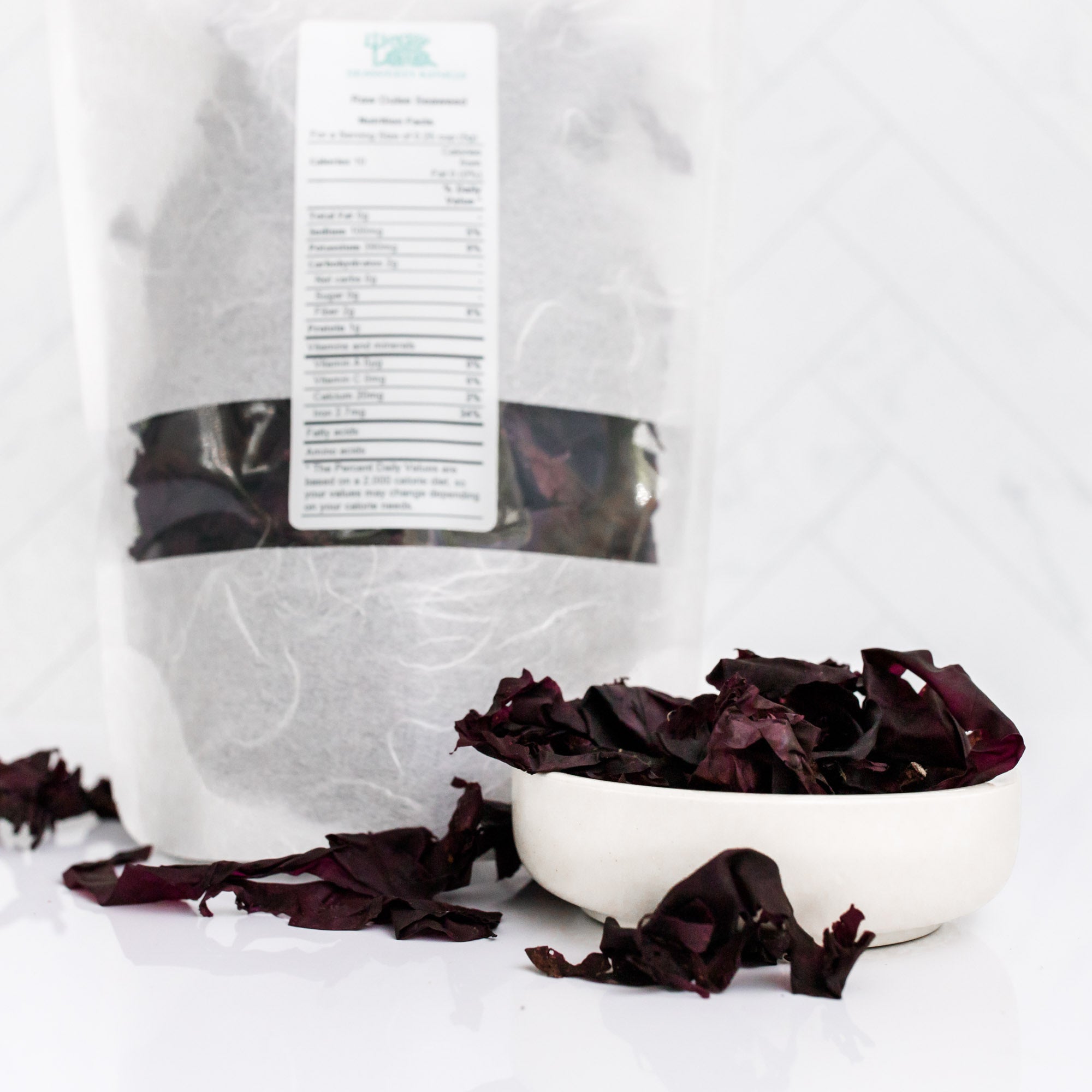 Atlantic Dulse Whole Leaf – 100% Organic Wildcrafted Dulse Leaf | Sourced from Maine (Bulk Options Available)