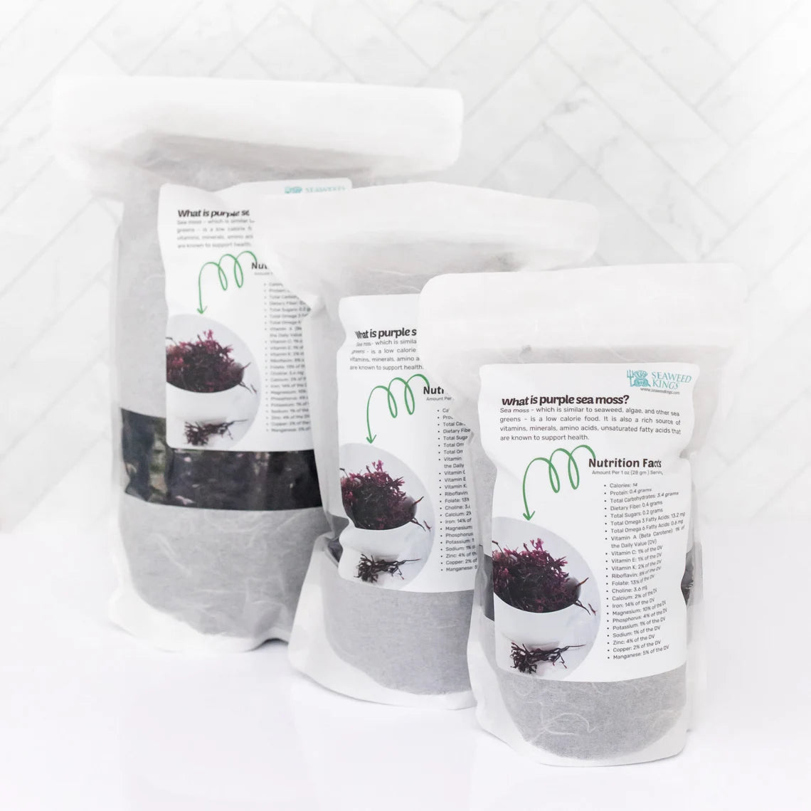 Wildcrafted Purple Sea Moss – 100% Organic Purple Sea Moss | Sun-Dried & Mineral Rich Raw Seaweed