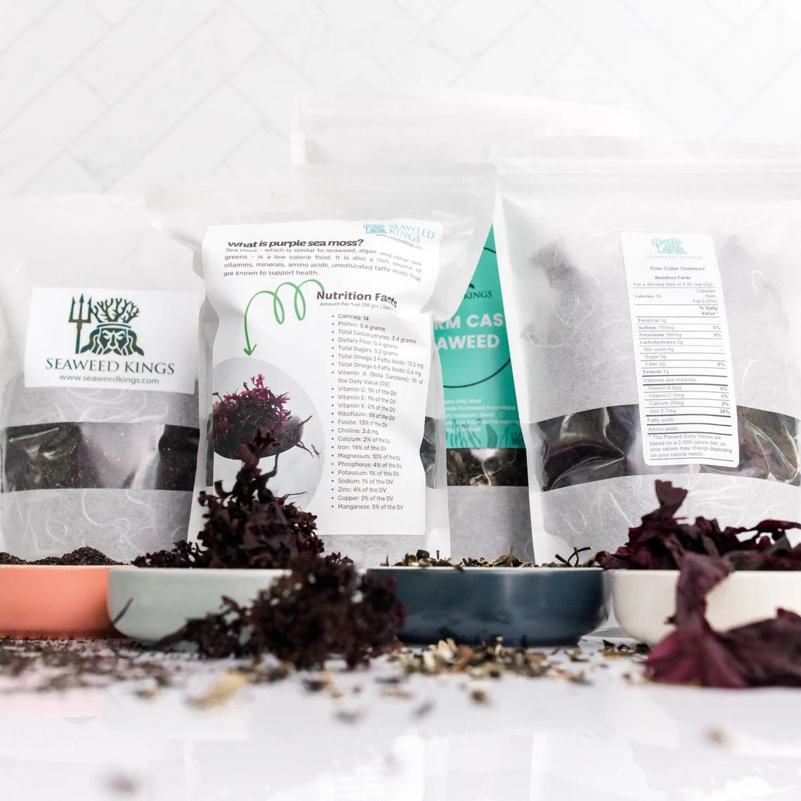 Wildcrafted Purple Sea Moss – 100% Organic Purple Sea Moss | Sun-Dried & Mineral Rich Raw Seaweed