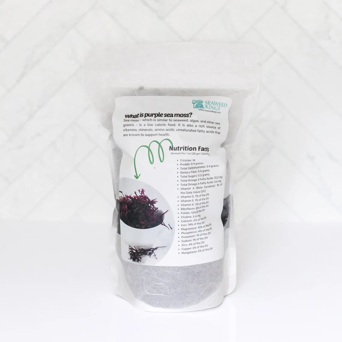Wildcrafted Purple Sea Moss – 100% Organic Purple Sea Moss | Sun-Dried & Mineral Rich Raw Seaweed